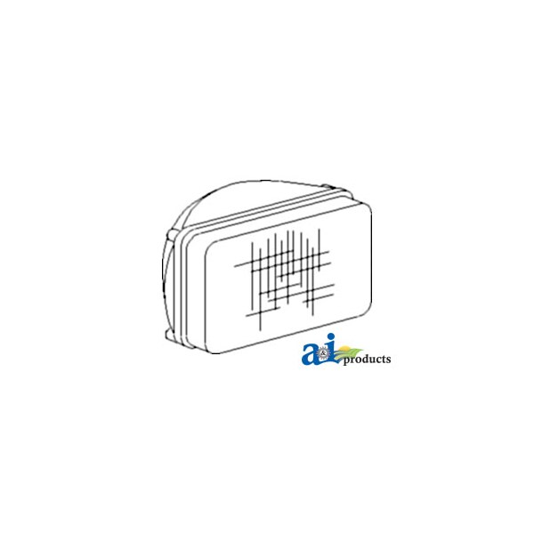 Sealed Beam, Replacement, 12 Volt. 6" x4" x3"